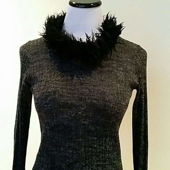 PX London fuzzy fitted sweater top. - Picture 2 of 7